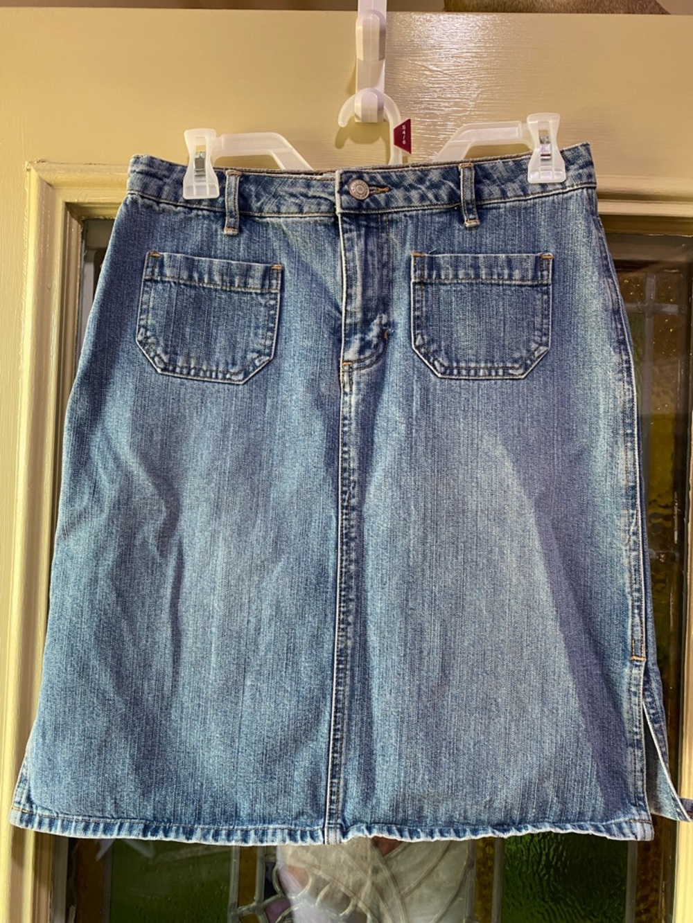 Old Navy Blue Denim A-Line Skirt Size 2